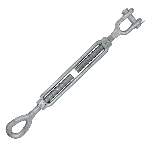 Us Cargo Control Galvanized Turnbuckle - Import - Jaw & Eye - 1" x 12" JETBGV1X12 - main